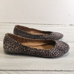 Lucky Brand Leopard Print Flats